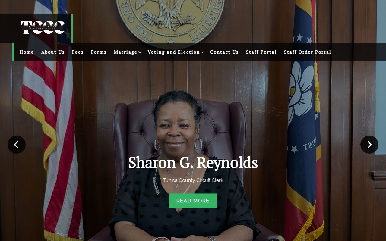 Tunica County court docket Circuit Clerk records services page