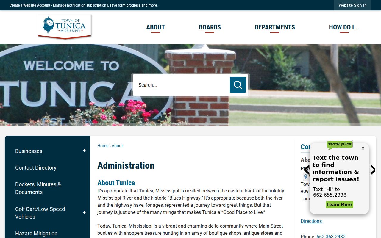 Tunica court docket Town Hall civic setting